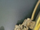 Antique Art Nouveau Brass Oval  Bubble Glass Picture Frame  Portrait 19 X 25 — photo 5