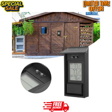Outdoor Garden Temperature Gauge Digital Max Min Greenhouse Thermometer