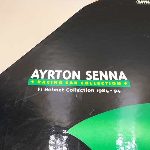 MINICHAMPS 1/8 Ayrton Senna Helmet collection 11 Set 1984-94 540388393 Memorial - Picture 14 of 16
