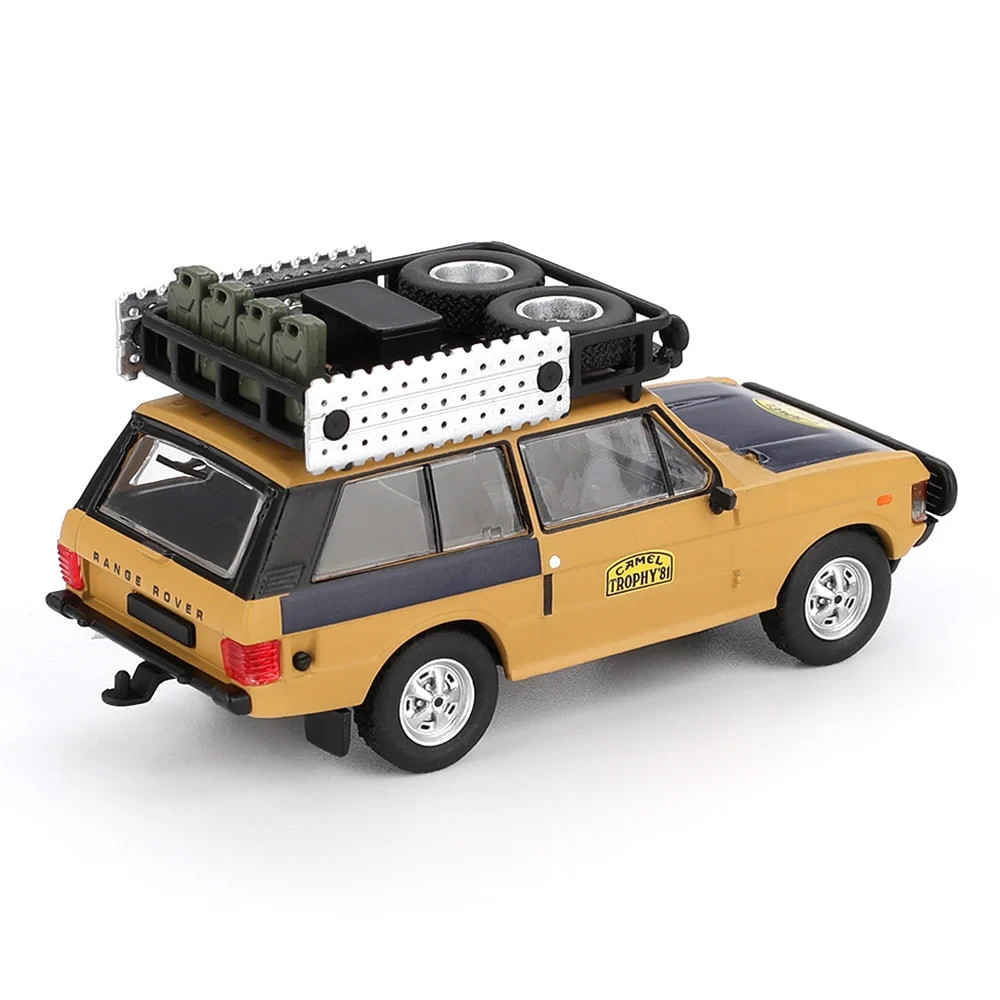 Mini GT 1:64 Range Rover 1981 Camel Trophy Sumatra C.Swoboda