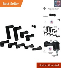 Window Screen Clips "Black Plastic Choose Your Size /Size Run Flush up to 1...