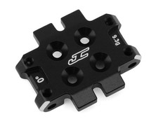 JConcepts RC10B7 Aluminum Front Bulkhead (Black) (0°) [JCO5182-2]