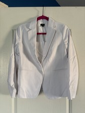 Ann Taylor Factory White 2pc Suit