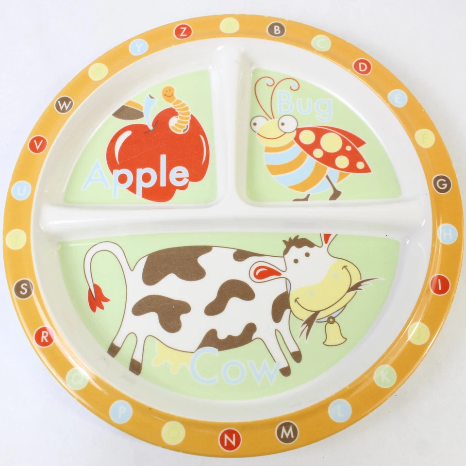 Lote de 3 Placas Compartimento Melamina Niños Usadas Foto 4 de 4