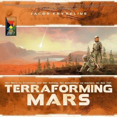 Terraforming Mars Nominiert zum Kennerspiel des Jahres 2017