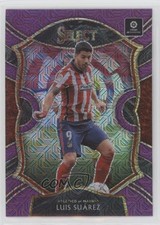 2020-21 Panini Chronicles Select La Liga Purple Mojo Prizm Luis Suarez #21 2u6