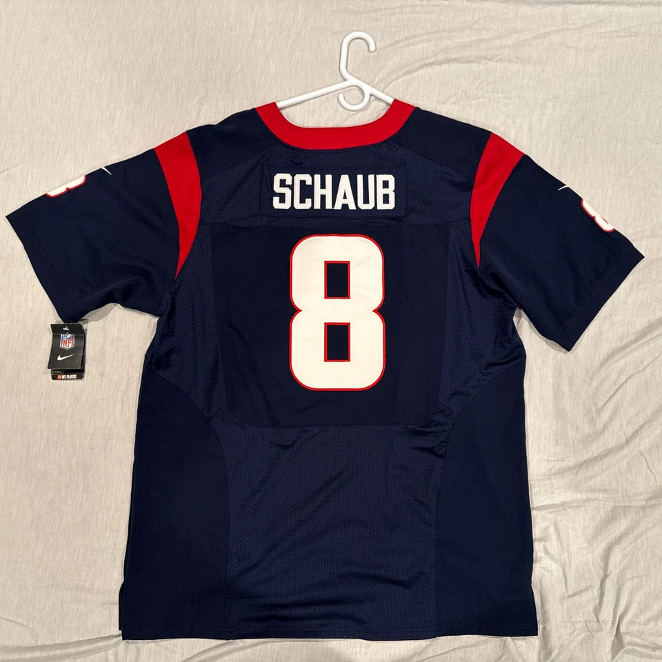 Nueva camiseta 2011 NFL Nike Houston Texans SCHAUB #8 edición de jugadores de campo 52... Foto 2 de 4