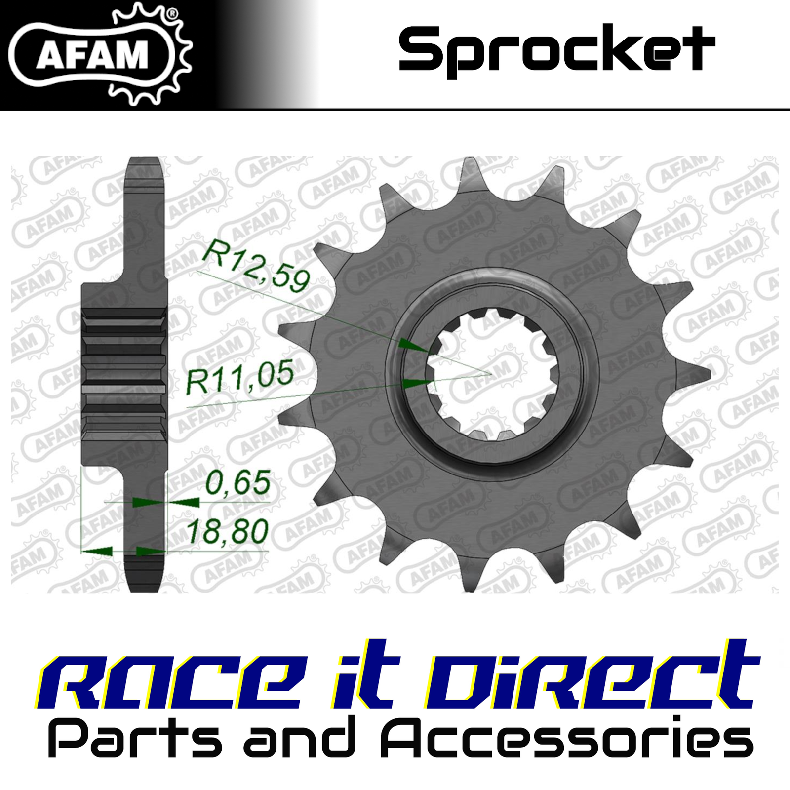 Sprocket for DUCATI 1200 Multistrada 2010-2014 15T Front AFAM
