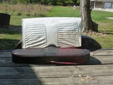 1965 1966 1967 1968 Mustang Convertible Back Seat Set Lower Back Fair Cond 65