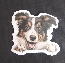 Cute Playful Puppy Dog Sticker 1.78" x 2" A 