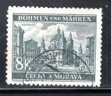 BOHEMIA & MORAVIA STAMP WWII CECHY & MORAVIA STAMP USED LOT 1829AP