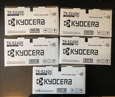 TK-5240K Original Koyocera Toner Black 5 Stück in OVP + NEU siehe Fotos