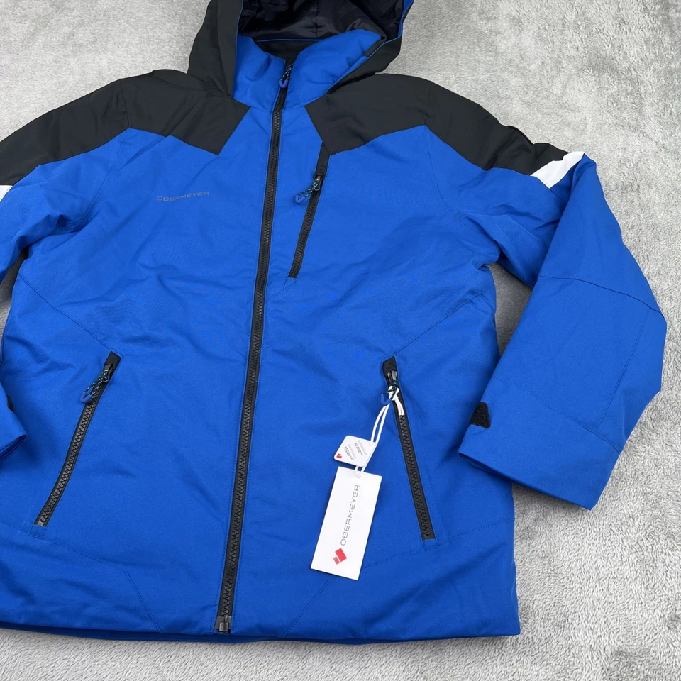 Chaqueta de Flota de Esquí Obermeyer Adolescentes Niños Talla XL 18 Azul Impermeable Transpirable Foto 3 de 4