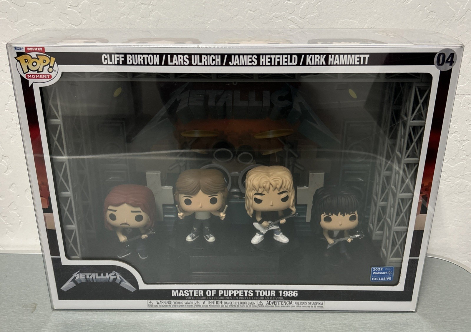 Funko Pop! Moment Metallica Master Of Puppets Tour 1986 Walmart Exclusive 04 New