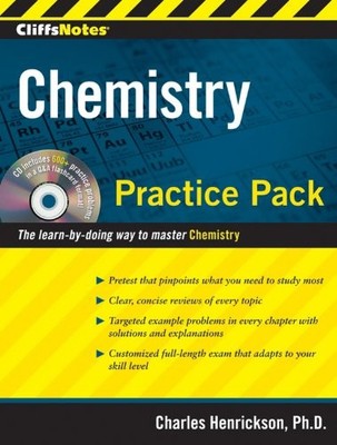 CLIFFSNOTES CHEMISTRY PRACTICE PACK By Charles Henrickson **BRAND NEW**