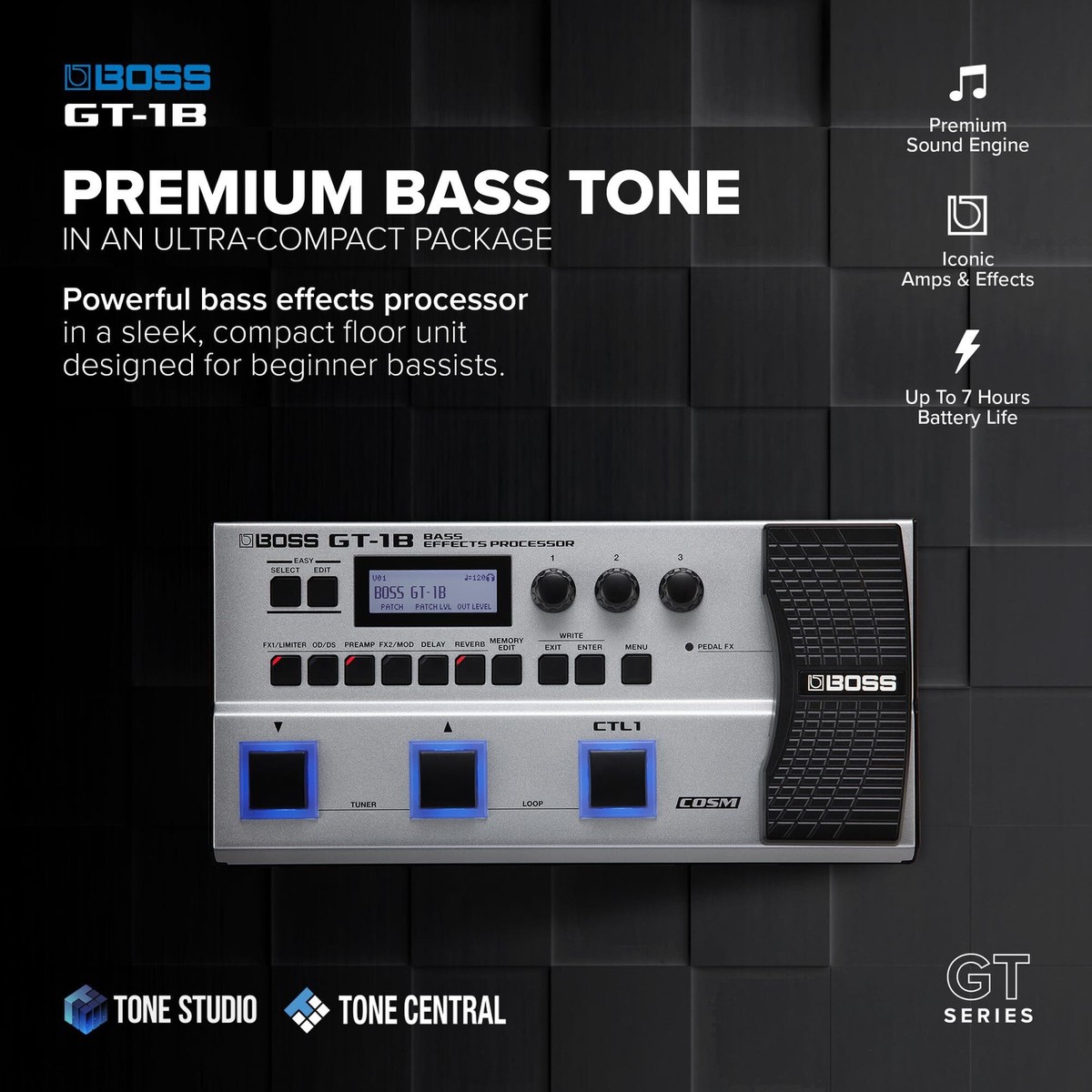 Boss GT-1B Bass Multi Effects Processor for sale online | eBay