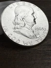 GEM BU Unc 1963 P Franklin Half Dollar Gem 90% Silver 50c 0.36 Troy Ounce 999