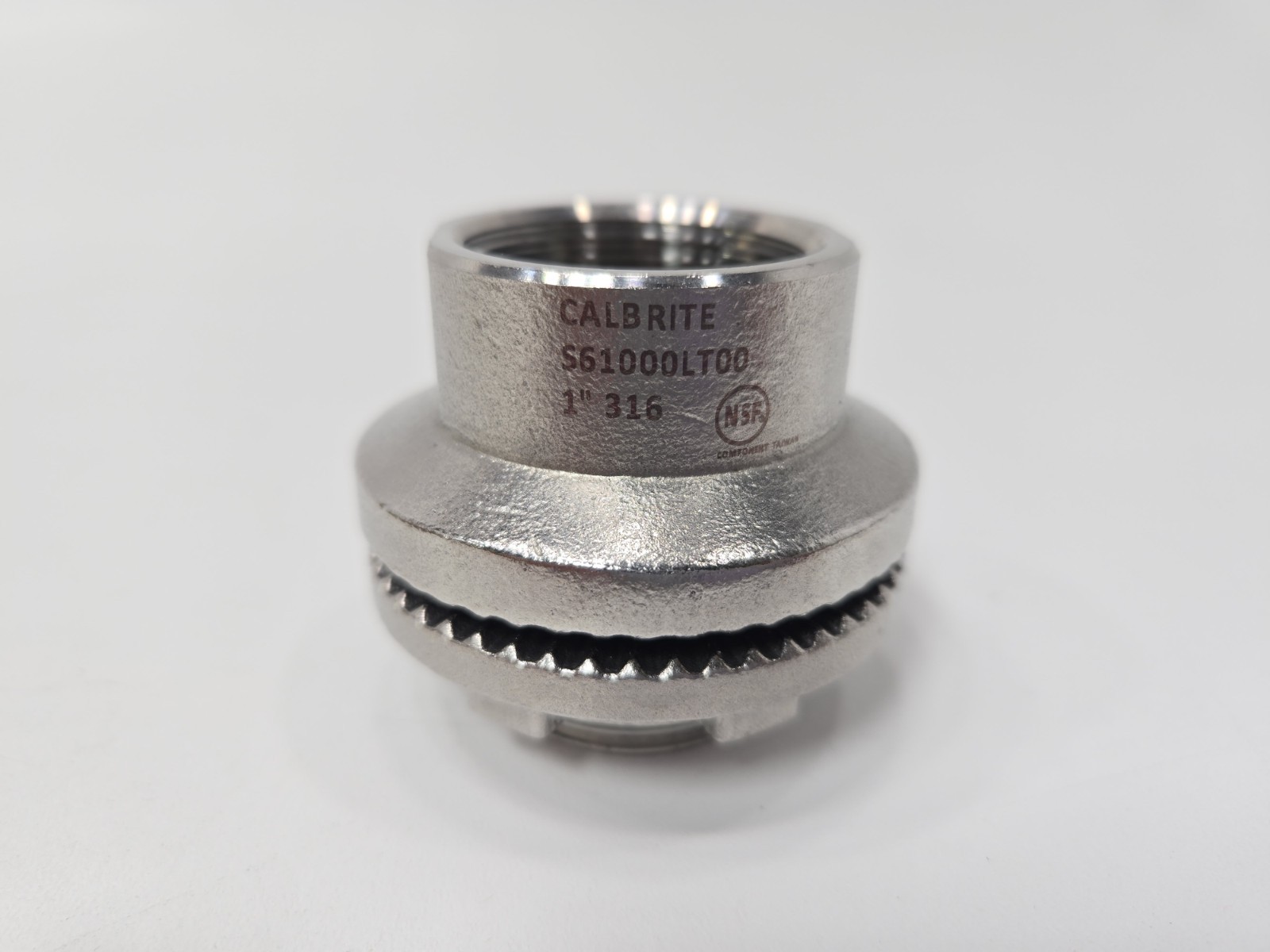 Calbrite S61000LT00 1" 316 Line Termination Myers Hub Stainless Steel