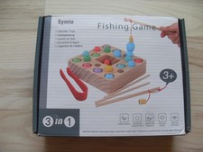 Symiu Montessori Holzspielzeug Angelspiel