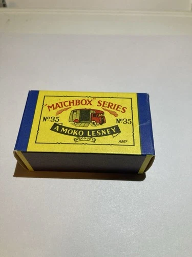 1950’s Matchbox Moko Lesney #35 Marshall Horse Box Vintage Original Box Only