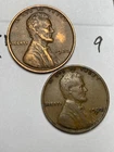 1933-P&D LINCOLN WHEAT CENT SET, 2 coins, low mintage VF/XF grade coins, #9