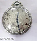 ANTIQUE ELGIN GRADE 315 MODEL 3 15j FANCY DECO DIAL POCKET WATCH 1932 MOSELEY