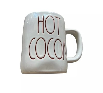 Rae Dunn Hot Cocoa Mug Red Inside