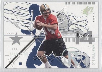 2002 SPx SPx Rookies 876/1500 JT O'Sullivan #150 Rookie RC 0e5