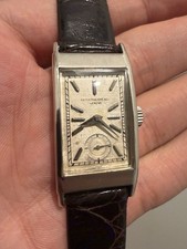 Rare Vintage Patek Philippe 425 Platinum Watch W/ Extract