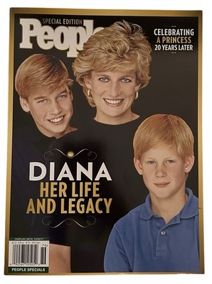 Princess Diana Magazine People Special Edition Her Life & Legacy Back Issue 2017