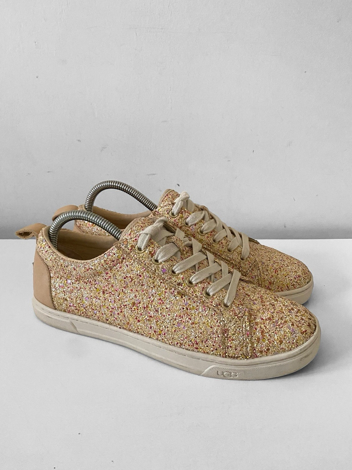 Scarpe da ginnastica UGG Australia donna Karine glitter moda taglia UK 7 5