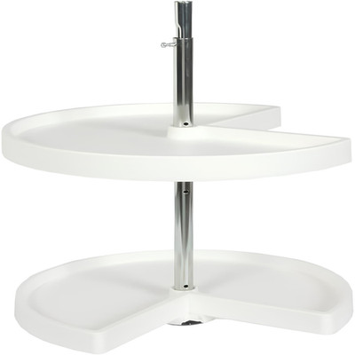 Knape & Vogt Knape Vogt Plastic Lazy Susan Organizer 2-Tier Lazy Susan For