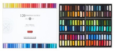 Sennelier Soft Pastels Half Stick Set 120 Count Paris Assorted Colors