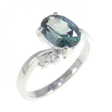 Authentic Cresent Bell Synthetic Alexandrite Ring 1.31CT  #260-007-708-9120