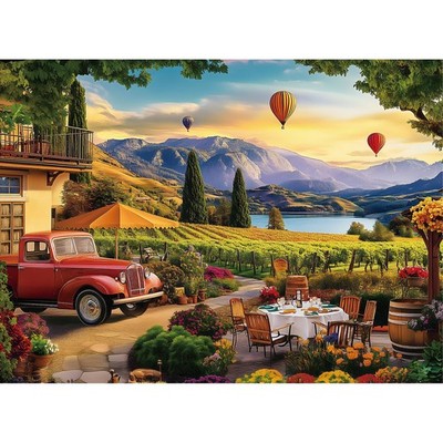 500 Piece Jigsaw Puzzle for Adults 500 pieces, 20.5'' x 15'', Hot Air Balloons 