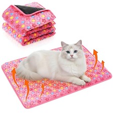 HunnmingRe 2 Pack Self Warming Cat Bed Self Heating Dog Pad Cat Warming Pad T...