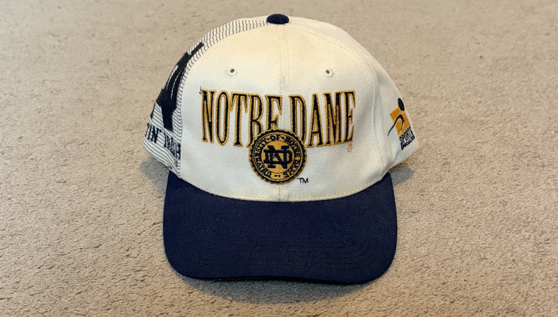 Sports Specialties Notre Dame Fighting Irish 1990s One Size Laser Stitch Hat Cap