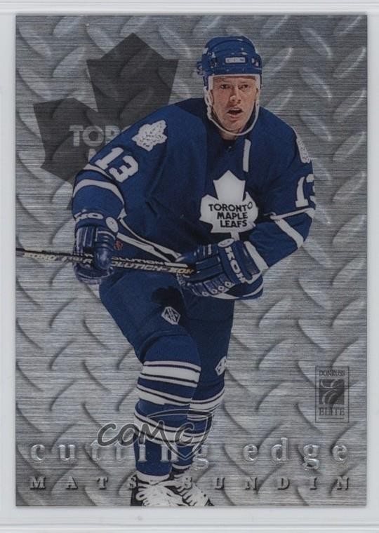 Mats Sundin #11 Hockey Cards 1995 Donruss Elite Cutting Edge trading card — raw and PSA graded price guide