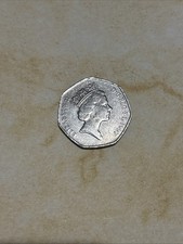 Very Rare 1997 Britannia 50p Coin – UK Vintage Fifty Pence Collectable