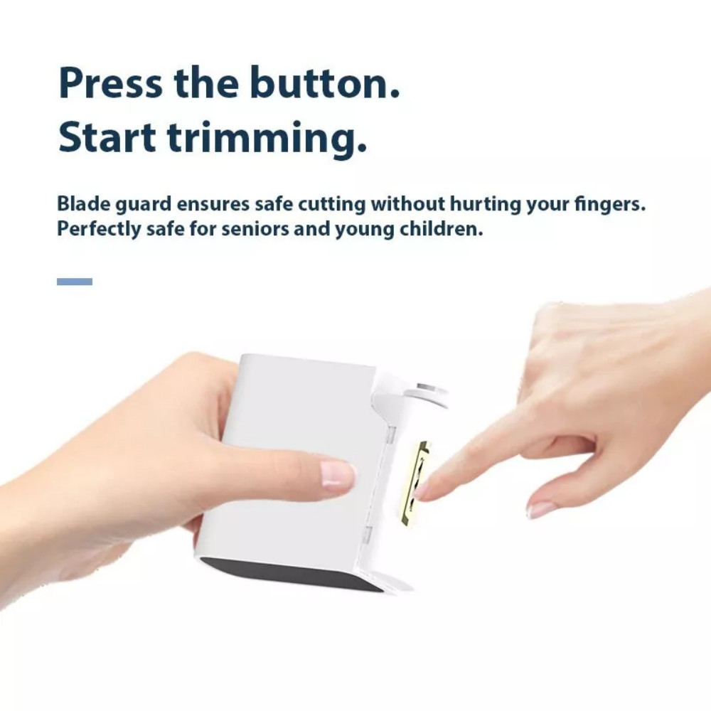 1PCS Electric Nail Clipper & Polisher with Nail Debris Storage