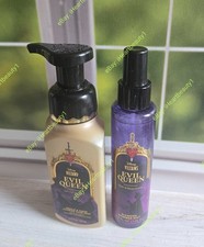 bath and body works evil queen foaming hand soap and diamond shimmer mist