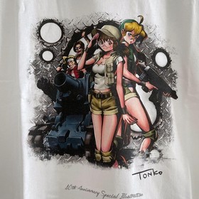 Metal Slug T Shirt XL SNK Official Neo Geo Game Character Art White Japan