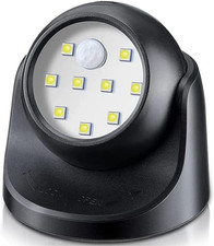 Led Security Lights Outdoor Motion Sensor Bright 150 Lumens Battery Powered