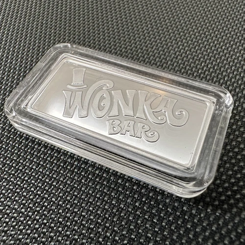 "WONKA"  5 Gram Silver Bar - 999 Silver Bullion Bar In Capsule (Wonka Classic)