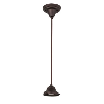 Meyda Lighting 1 Light Revival Mahogany Bronze Pendant Hardware - 168508