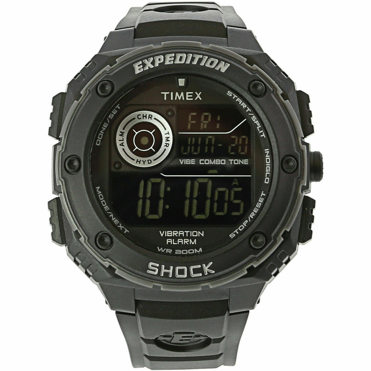timex men's expedition vibration alarm