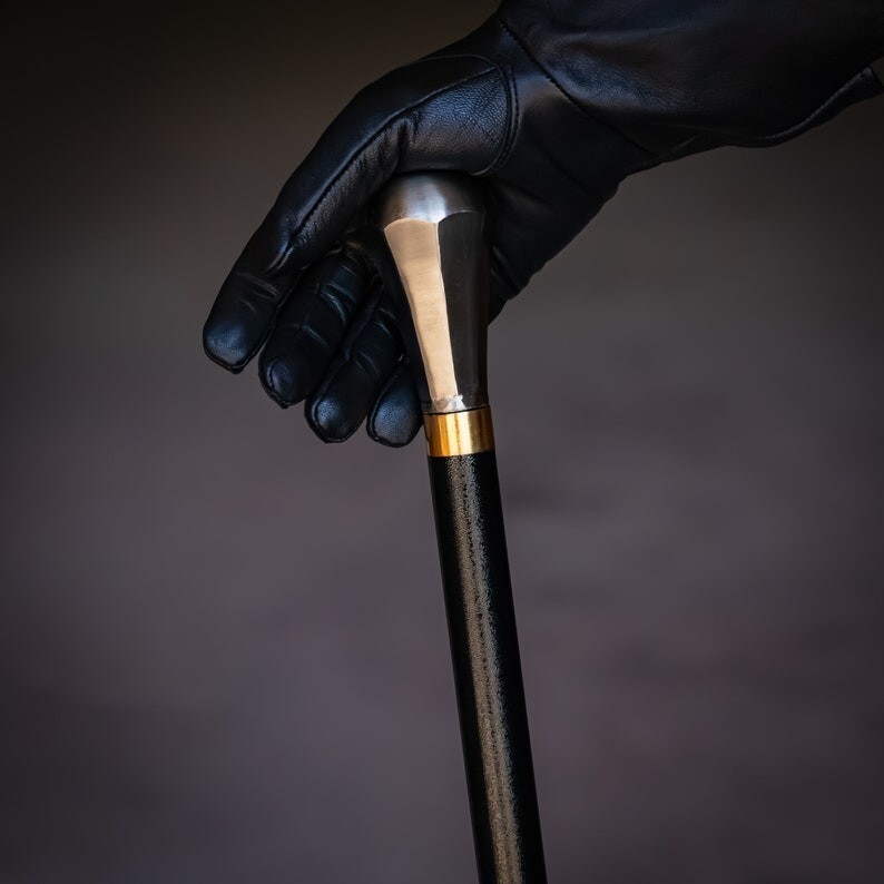 Antique Brass Head Handle Functional Victorian Ha… - image 7