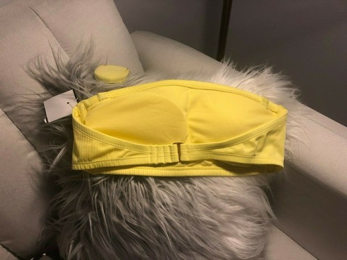 NWT Xhilaration bikini top yellow size D/DD - Picture 2 of 2