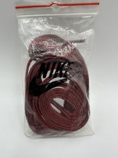 Nike SB Dunk Shoe Laces Maroon Flat Style 50 Authentic In Bag New Dead Stock.
