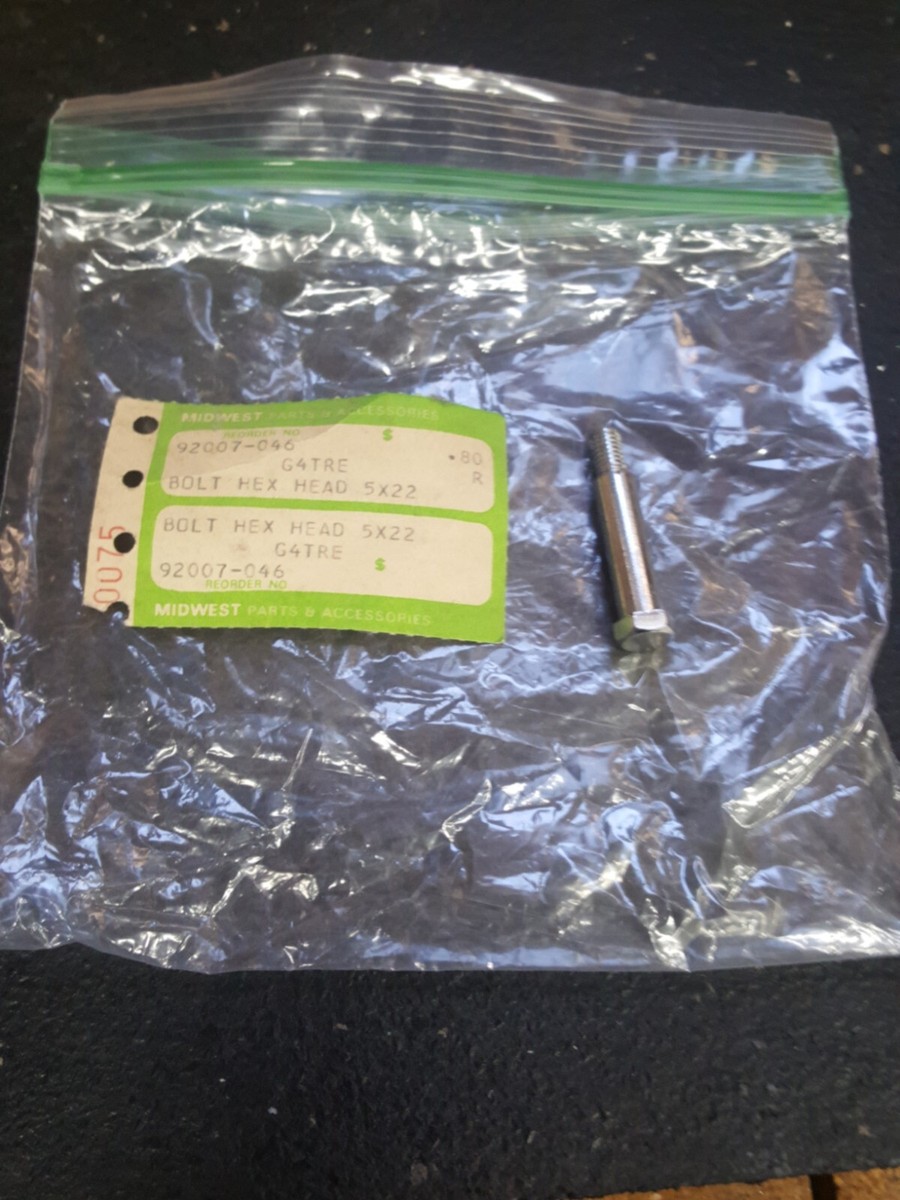 L  Kawasaki NOS NEW 92007-041 Hex Head Bolt 10x30 G4 KE KH KL